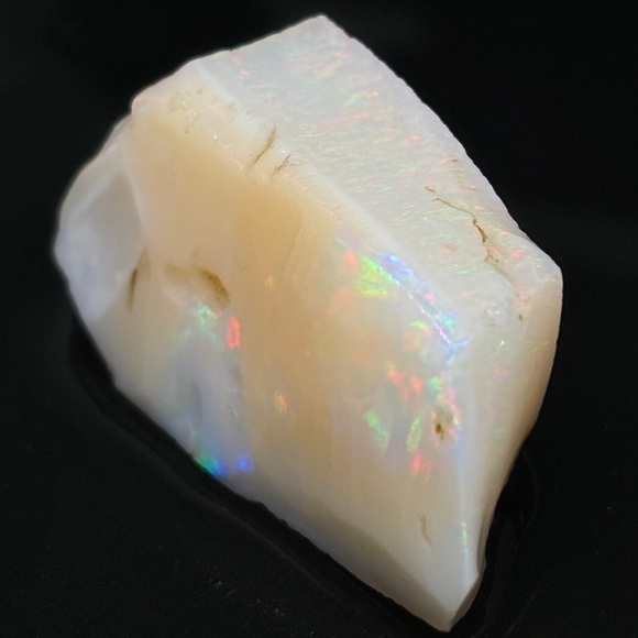 Huge Rare Professional Exotic Single Rough Brazilian Raw Opal Full Color Bar - Picture 4 of 11